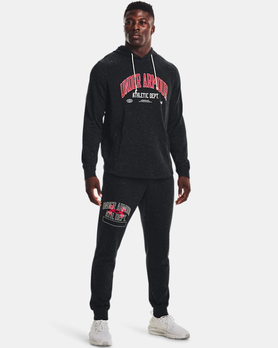 Men's UA Rival Terry Athletic Department Joggers in Black image number 2